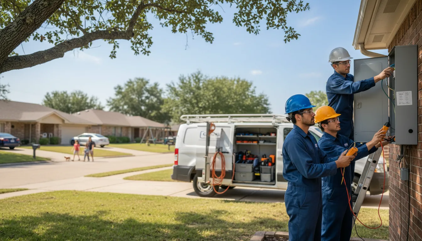 Certified electrician providing emergency electrical services in Cobden, IL